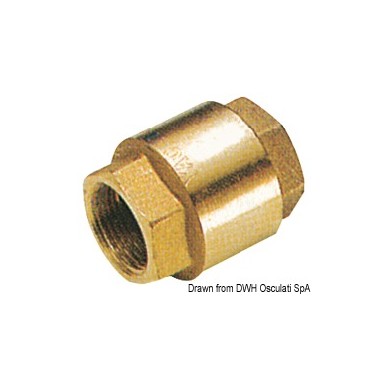 Clapet anti-retour laiton 1"1/4 | EAN 8033137099663 Ref 17.232.05