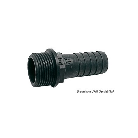 Embout mâle PP 1" x 20 mm | EAN 8033137099793 Ref 17.234.23