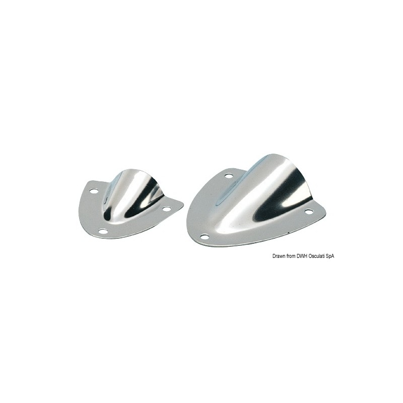 
Prise d'air inox 41x44x12 mm 
