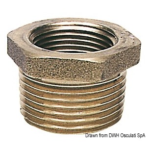 Réduction laiton mâle/femelle 1"1/4 x 3/4" | EAN 8033137098680 Ref 17.221.16