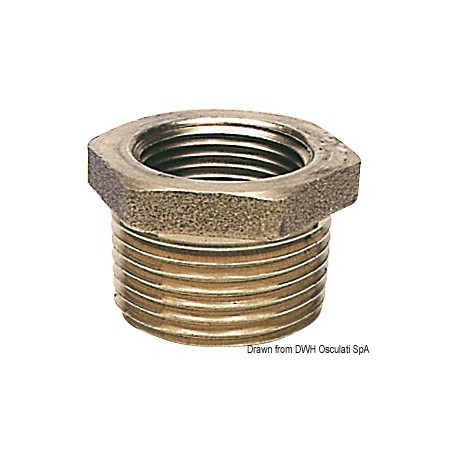 Réduction laiton mâle/femelle 1"1/4 x 3/4" | EAN 8033137098680 Ref 17.221.16
