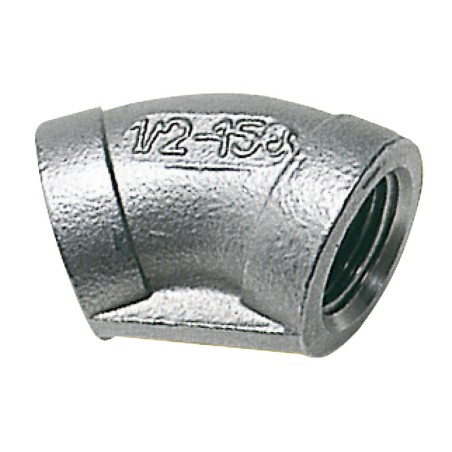 Raccord coudé 45+ femelle/femelle 1" | EAN 8033137098512 Ref 17.220.04