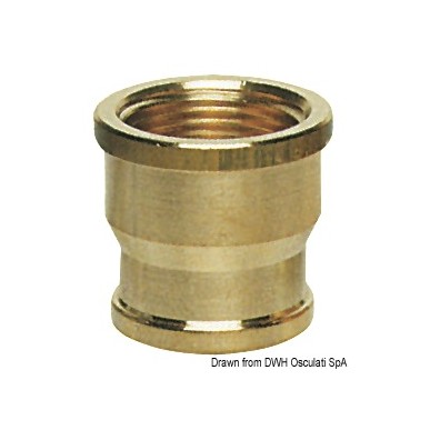 Manchon laiton femelle/femelle 1" x 1"1/4 | EAN 8033137100260 Ref 17.271.03