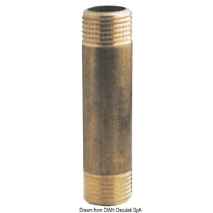 Raccord rallonge laiton 3/4" x 100 mm | EAN 8033137100581 Ref 17.276.18
