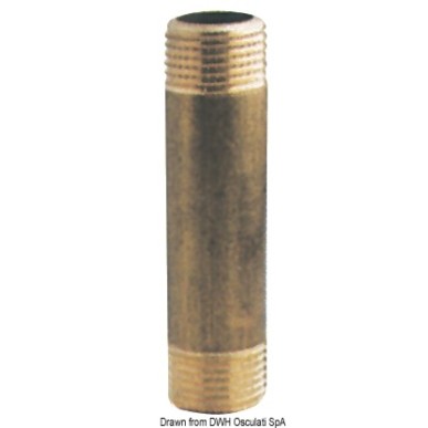 Raccord rallonge laiton 3/4" x 100 mm | EAN 8033137100581 Ref 17.276.18