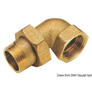 Raccord 3 pièces 90+ 1/2 " | EAN 8033137100444 Ref 17.274.01