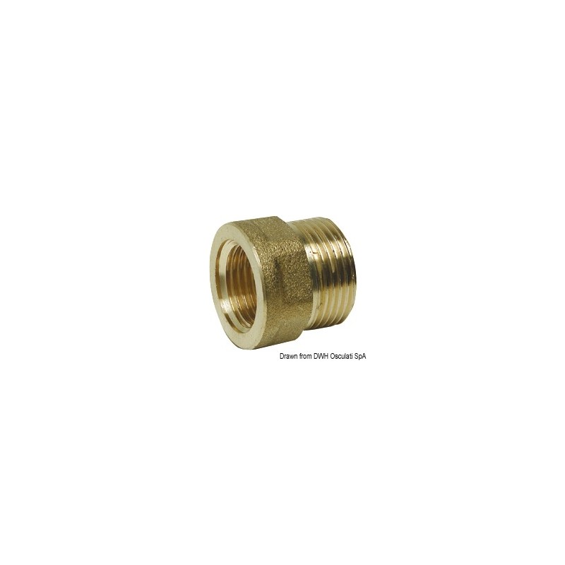 
Manchon laiton mâle/femelle 3/8" x 1/2" 
