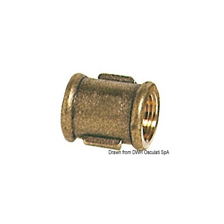 Manchon laiton femelle/femelle 1" | EAN 8033137100161 Ref 17.270.03