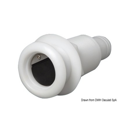 Passe-coque nylon/fibre verre 2"1/4 38mm no retour | EAN 8033137101441 Ref 17.319.22