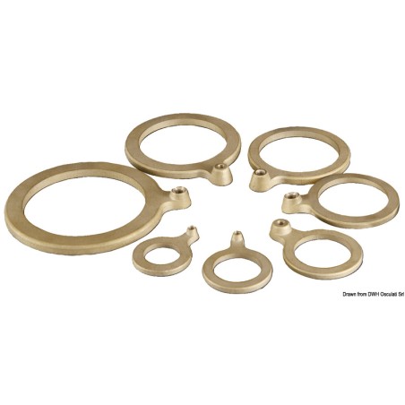 Rondelle laiton 1" 1/4 raccordement câble de terre | EAN 8033137206627 Ref 17.342.05