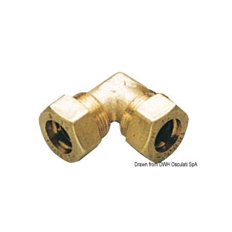 Raccord 90+ laiton 12 mm | EAN 8033137102752 Ref 17.410.21