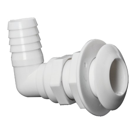 Passe-coque 90+ plastique blanc 1" x 19 mm | EAN 8033137102479 Ref 17.395.01