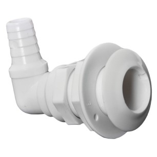 Passe-coque 90+ plastique blanc 1" x 25 mm | EAN 8033137102462 Ref 17.395.00
