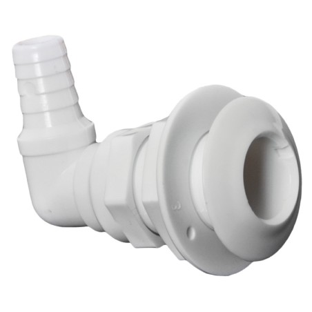 Passe-coque 90+ plastique blanc 1" x 25 mm | EAN 8033137102462 Ref 17.395.00