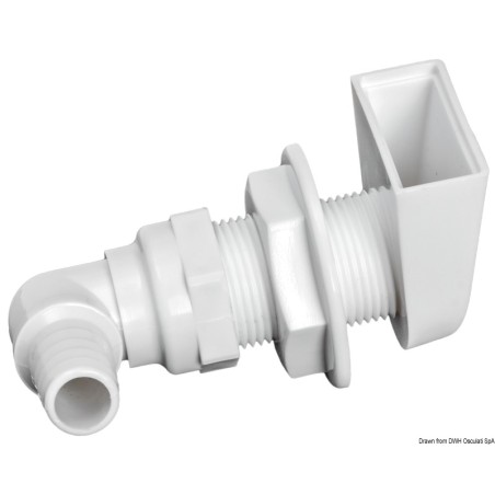 Videur 90+ plastique blanc 1" x 19 mm | EAN 8033137102363 Ref 17.354.81
