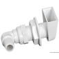 
Videur 90° plastique blanc 1" x 19 mm 
