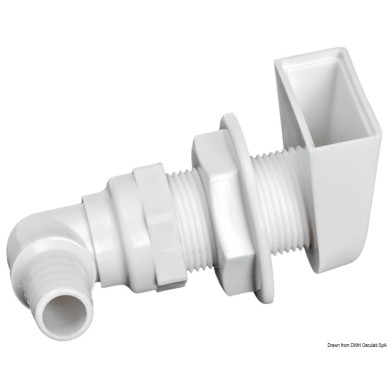 Videur 90+ plastique blanc 1" x 19 mm | EAN 8033137102363 Ref 17.354.81