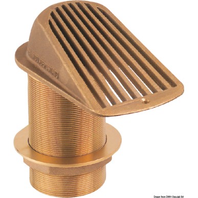 Crépine passe-coque bronze GUIDI série 2000 3/4" | EAN 8033137206672 Ref 17.550.02