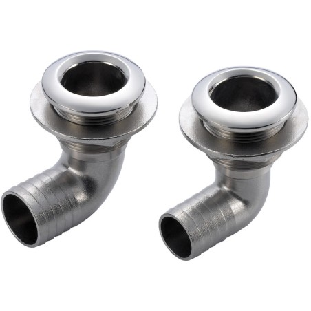 Passe-coque coudé 90+ 1"1/2 x 32 mm | EAN 8033137103452 Ref 17.526.04