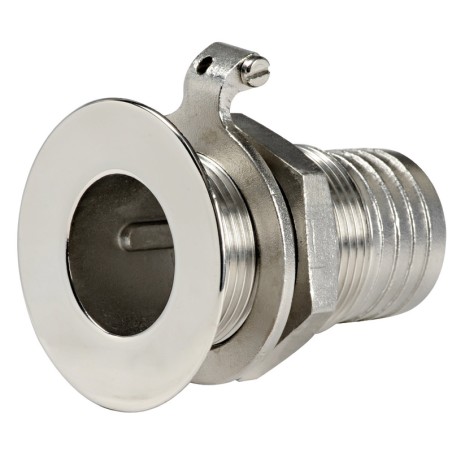 Passe-coque au ras AISI 316 1/2" x 19 mm | EAN 8033137103346 Ref 17.524.01