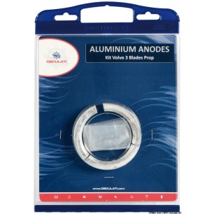 Kit anode moteurs Volvo hélice 3 pales aluminium | EAN 8059617815516 Ref 43.347.01
