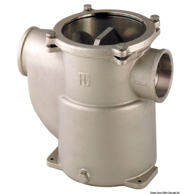 Filtre special eau laiton nickelé RINA 2" | EAN 8033137103674 Ref 17.654.06