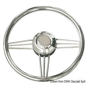 Volant inox poli miroir 350 mm  Ref 45.176.35