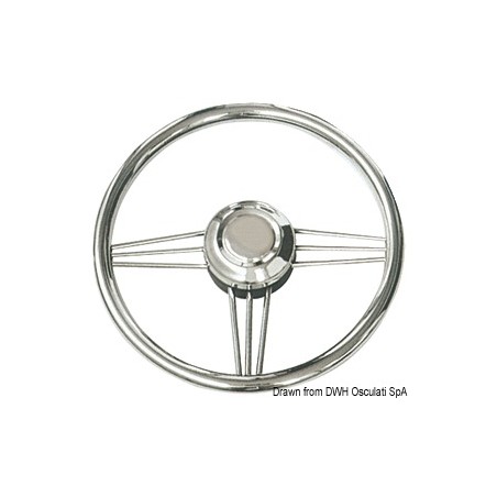 Volant inox poli miroir 350 mm  Ref 45.176.35