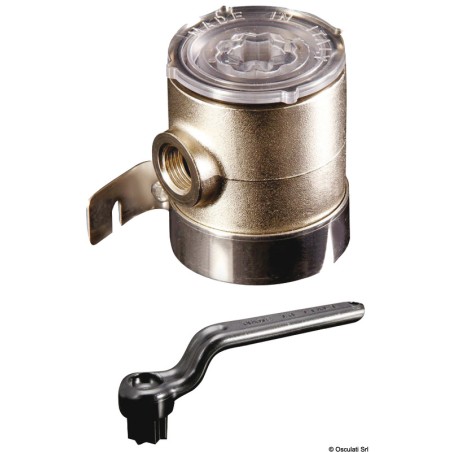 Filtre eau laiton chromé 1/2" | EAN 8033137103520 Ref 17.649.02