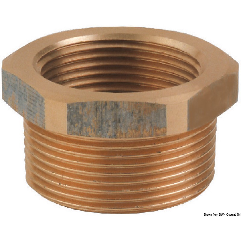 
Raccord M-F en bronze GUIDI 3/8" x 1/4" 
