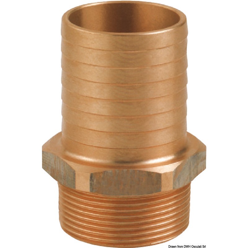 
Embout mâle en bronze GUIDI 3/8" x 10 mm 
