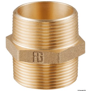 Nipple double M-M bronze GUIDI Ref 17.565.10