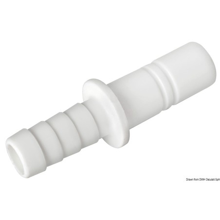 Raccord cylindrique Whale p. tuyau flexible 12 mm | EAN 8033137104824 Ref 17.815.84