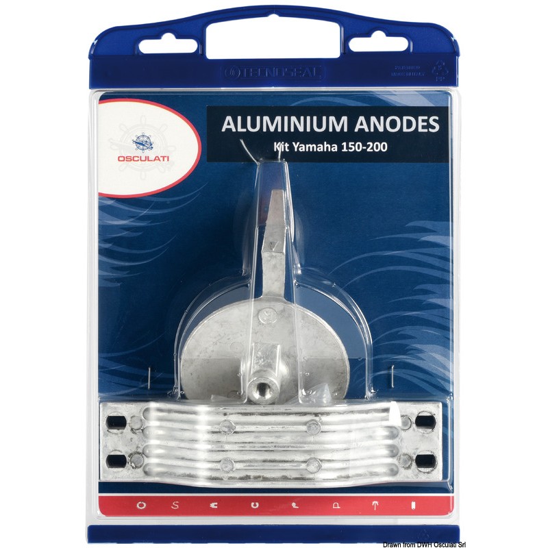 
Kit anode hors-bords Yamaha 150/200 aluminium 
