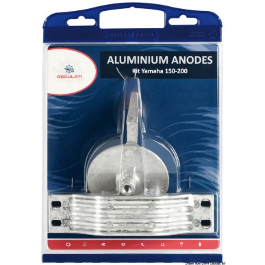 Kit anode hors-bords Yamaha 150/200 aluminium | EAN 8033137061332 Ref 43.350.01