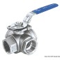 
Vanne  bille 3 voies AISI 316 1/2" 
