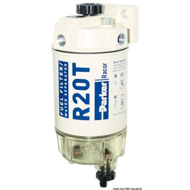Séparateur eau-carburant RACOR 114 l/h | EAN 8033137104060 Ref 17.675.03