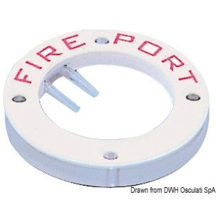 Trappe coupe-feu Fire Port plastic blanc | EAN 8033137016349 Ref 17.680.00