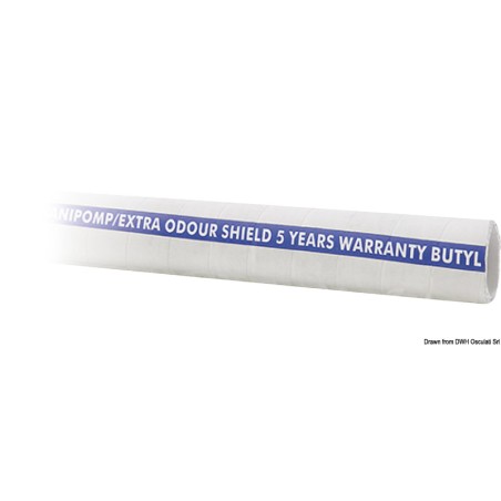 Tuyaux anti-odeur p.toilettes Sanipomp-extra 25mm 40m | EAN 8033137207679 Ref 18.011.25