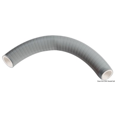 Tuyau + spirale PVC gris SUPERFLEX Ø 38 mm | EAN 8033137105319 Ref 18.007.38