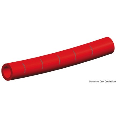 Tuyau Whale eau froide 15 mm rouge (bobine 50 m) | EAN 8033137104763 Ref 17.815.54