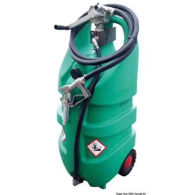 Conteneur p.essence + roues homologué ADR 110 l | EAN 8033137106651 Ref 18.405.10