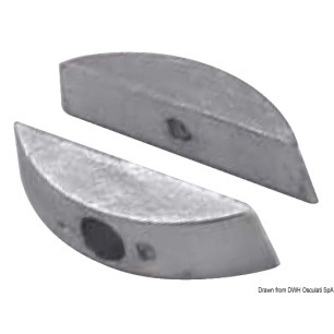 Paire anodes zinc hélices pliables | EAN 8033137139734 Ref 43.555.00