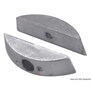 Paire anodes zinc hélices pliables | EAN 8033137139734 Ref 43.555.00