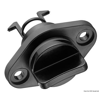 Nable de vidange nylon bouchon imperdable 50x 34mm | EAN 8033137106590 Ref 18.346.12
