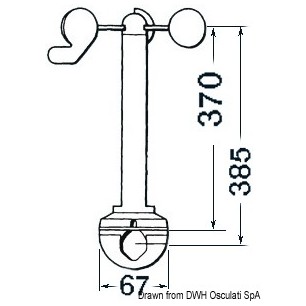 Raymarine Wind Z195 transducer | EAN 723193100509 Ref 29.600.21