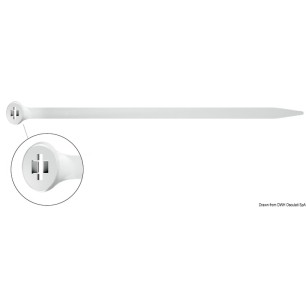 Collier 2-Lock 4,5 mm x 300 mm Ø 5/101 mm Fermeture AISI 316| EAN 8033137106507 Ref 18.042.06