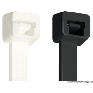Collier nylon noir 2,5 x 98 mm  Ref 18.051.00