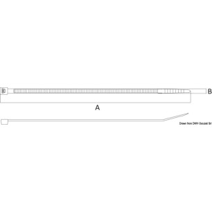 Collier de serrage thermorésistant 140 mm | EAN 8033137106040 Ref 18.032.61
