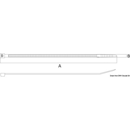 Collier de serrage thermorésistant 140 mm | EAN 8033137106040 Ref 18.032.61